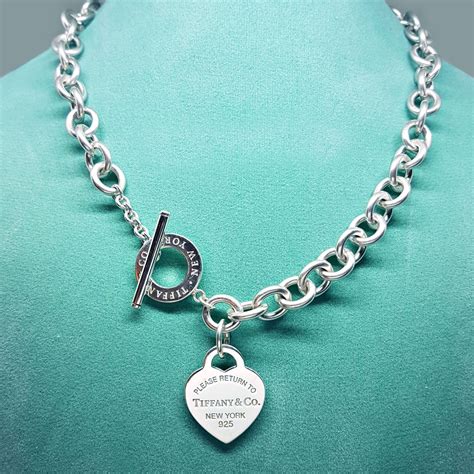 tiffany and co replica sterling silver|tiffany and co necklace.